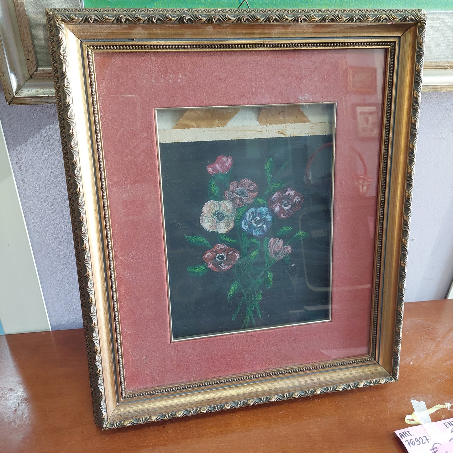 Q/fiori * Cornice Oro Cm44x52
