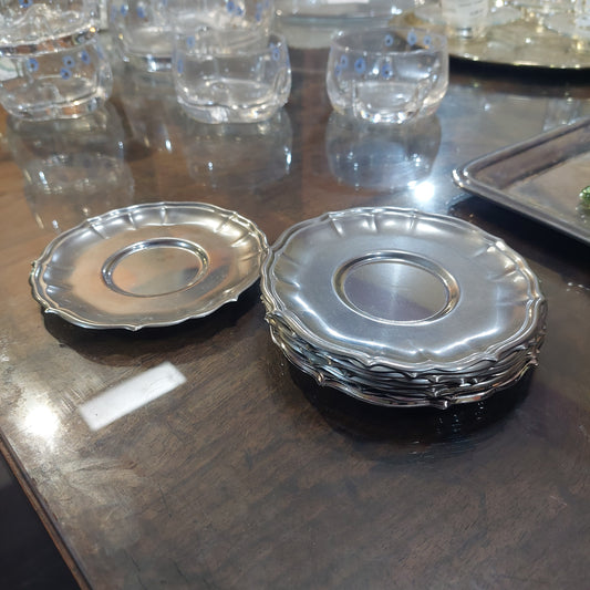 Set/12 Sottobicchieri Superinox