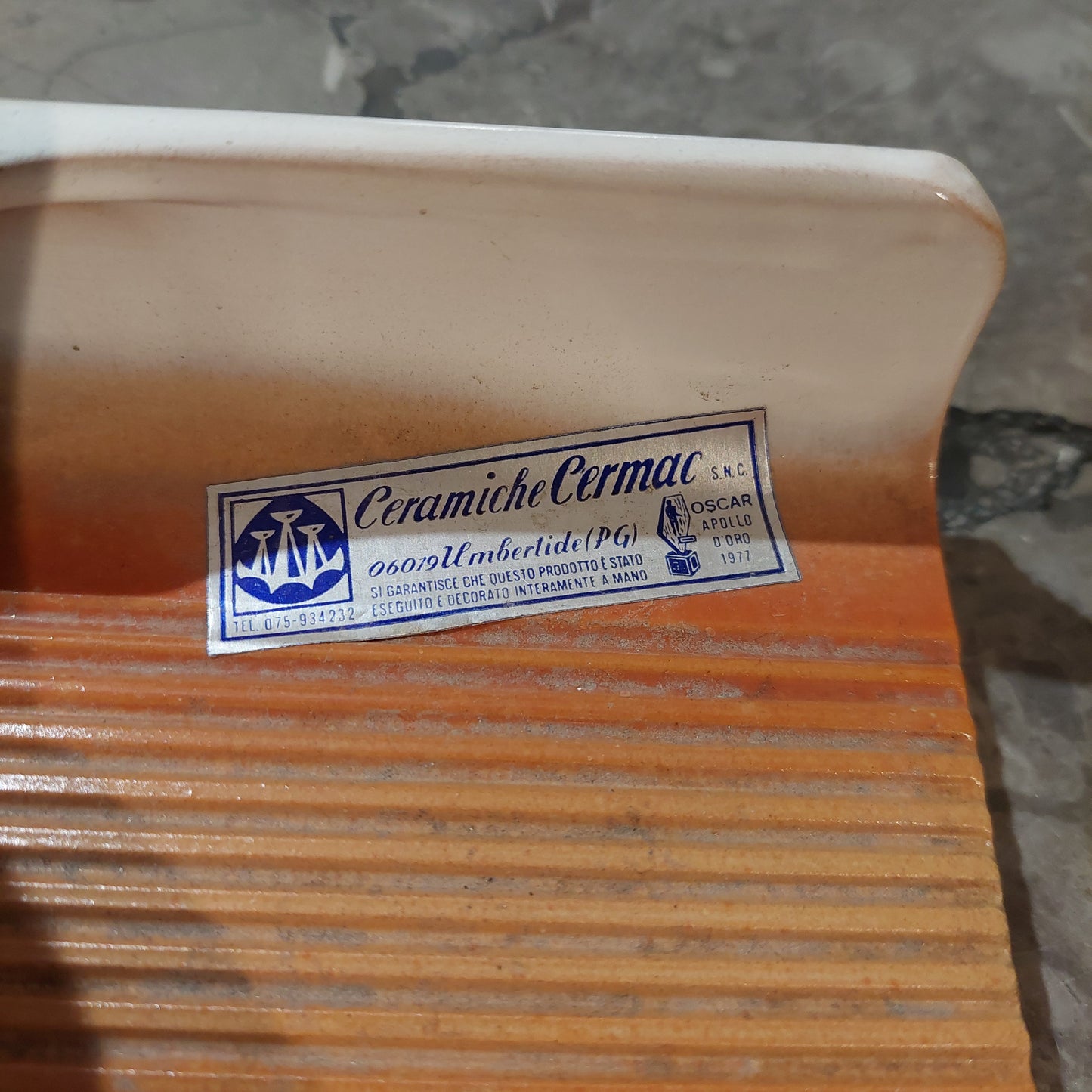 Portagrissini Ceramica Umbertide Cermac Bambu' Vintage