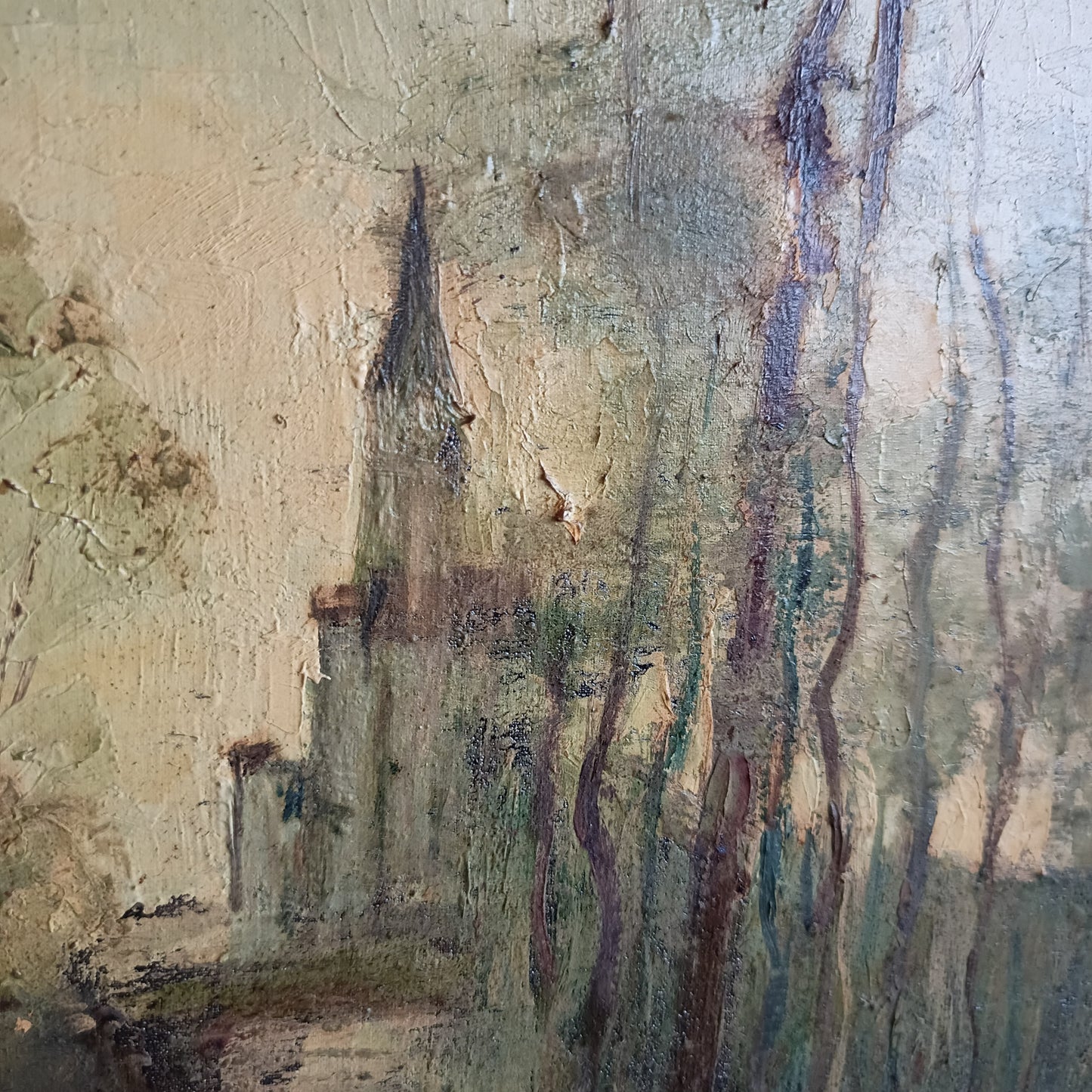 Q/church Of Marissel Riproduzione Di Bourgeois Cm70x90