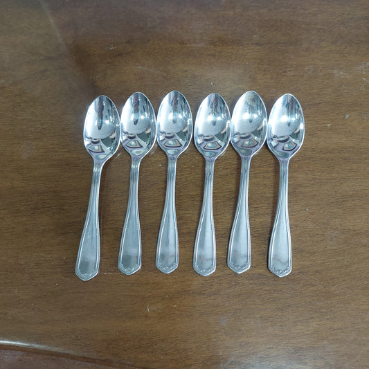Set/6 Cucchiaini Acciaio 18-8 Sambonet Italy