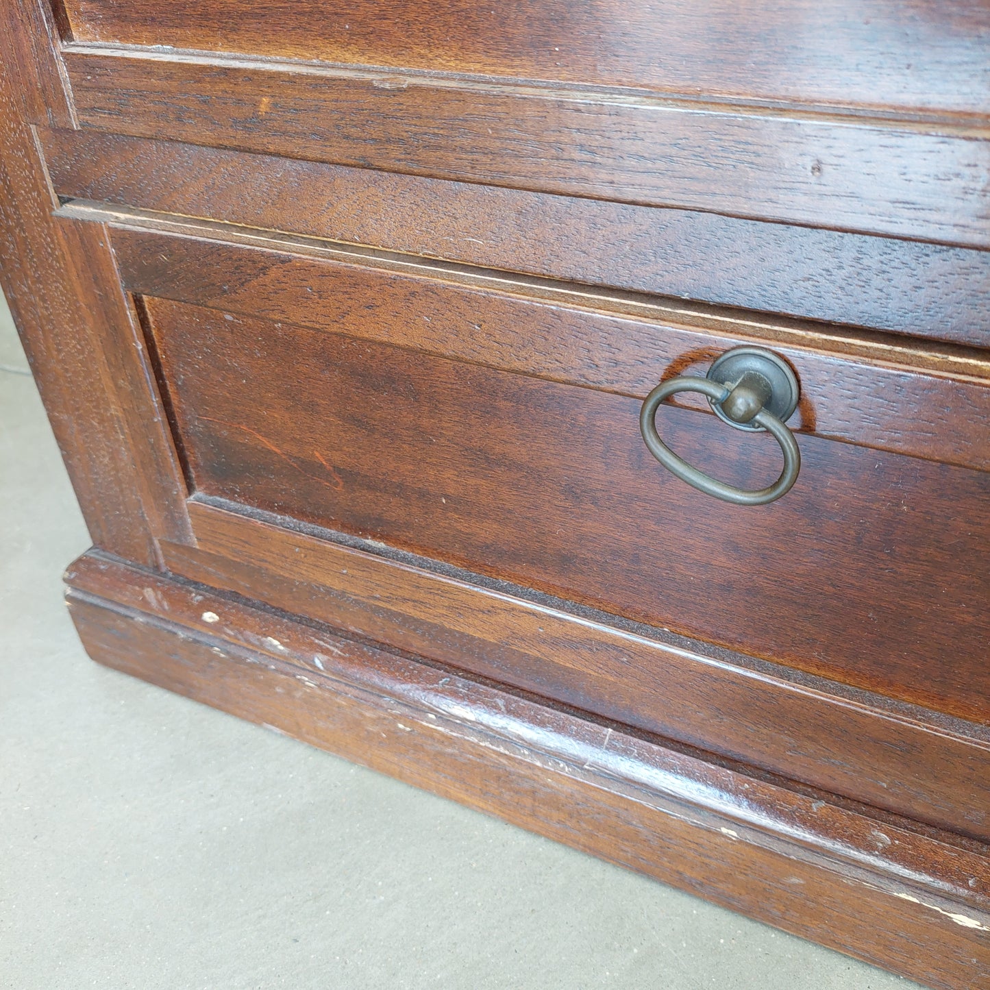 Comodino Legno* Arte Povera 3/cassetti