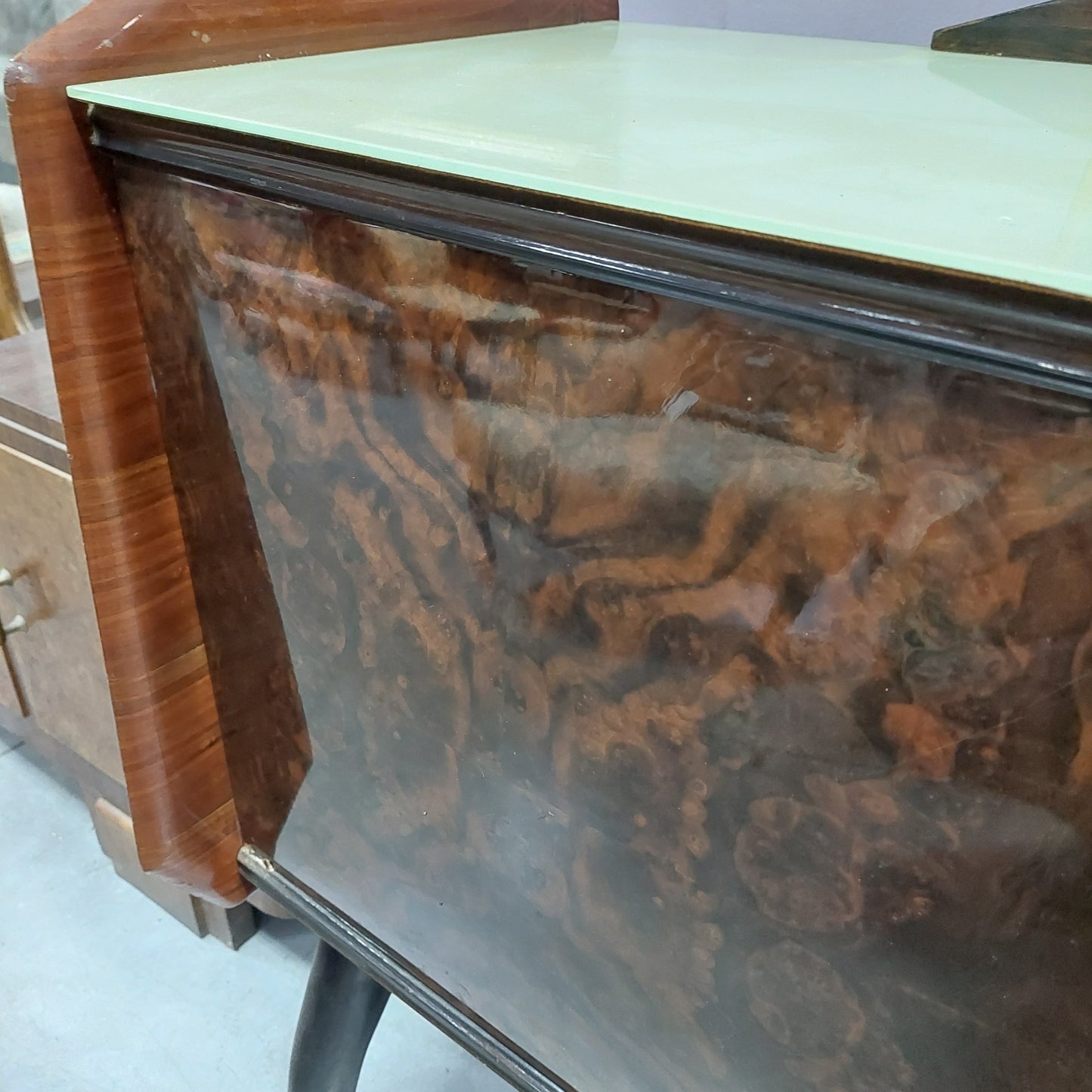 Buffet* Anni '50 Con Specchio 4/sportelli Cm200x44x150h