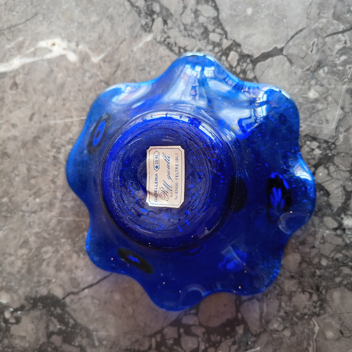 Ciotola Murrina Murano Blu