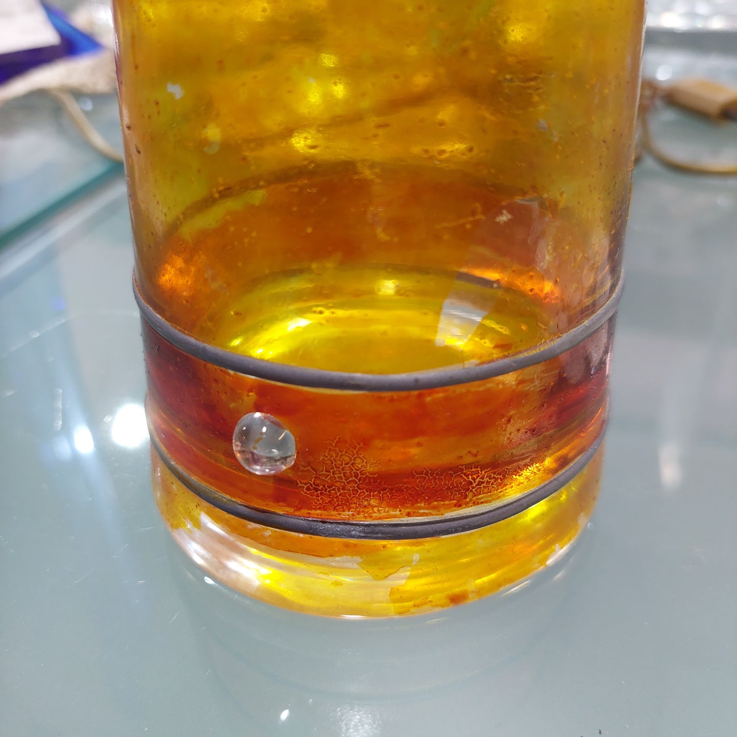 Vaso Vetro Arancio*