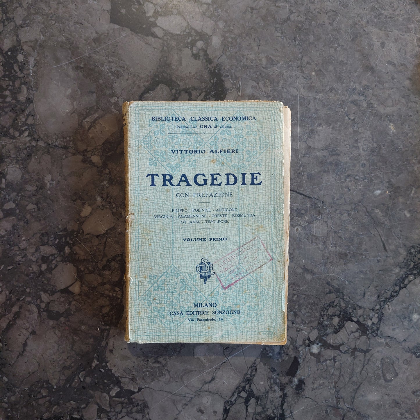 L/tragedie - V. Alfieri (antico)