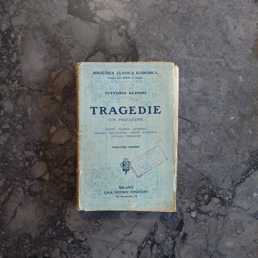 L/tragedie - V. Alfieri (antico)