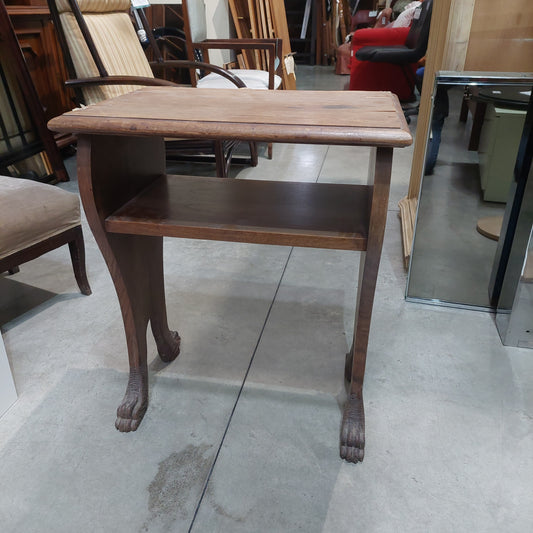Tavolino Legno Zampa Di Leone