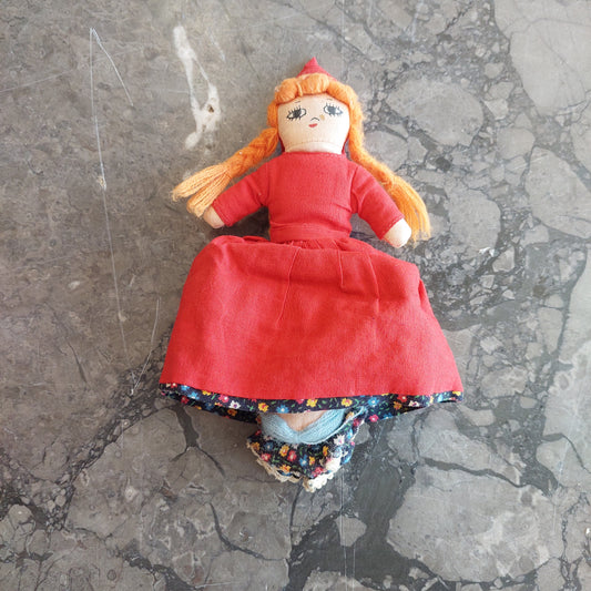 Bambola Vintage Anni 70 3 In 1 Topsy Turvy Reverse Cappuccetto Rosso