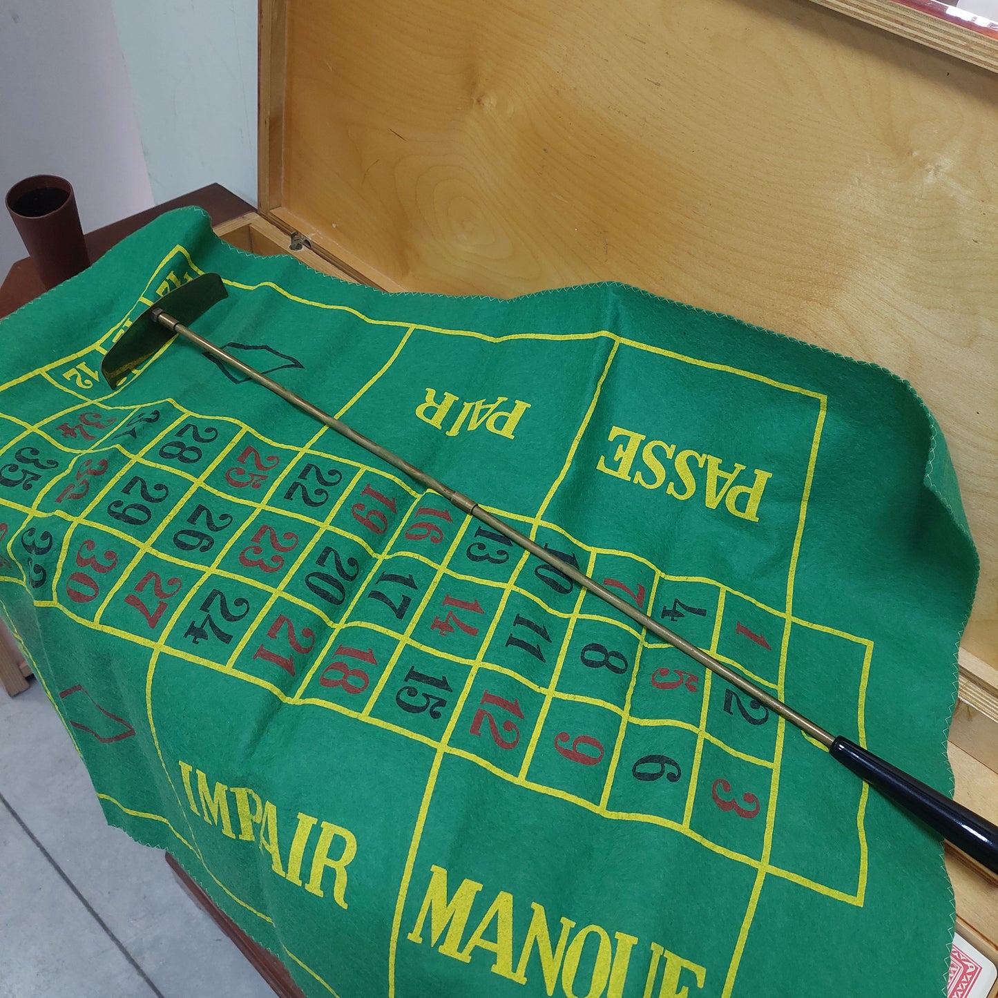 Valigetta Roulette Dadi Carte Poker E Fiches Vintage