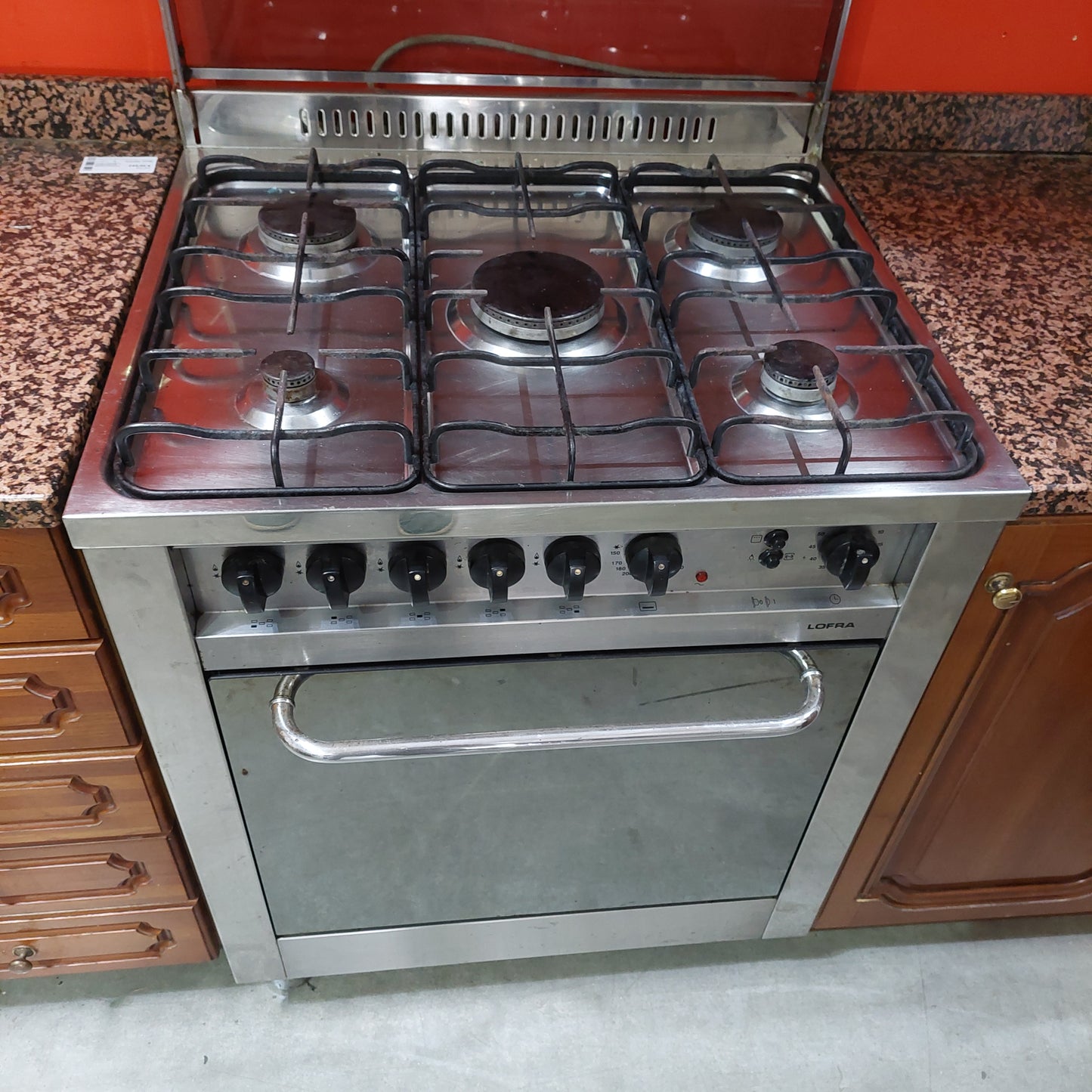 Cucina Lineare In Legno Piano In Granito Cm260/325