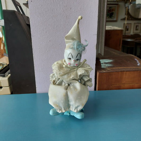 Carillon Clown Porcellana Vintage