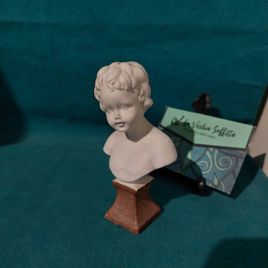 Statuina Mezzobusto Porcellana Biscuit