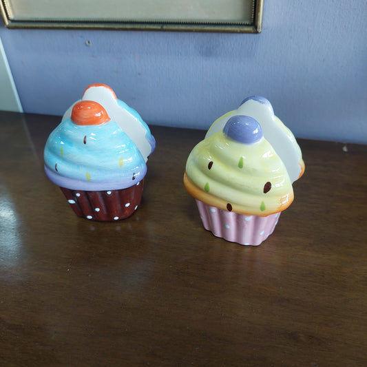 Set/2 Portatovaglioli Ceramica Muffin