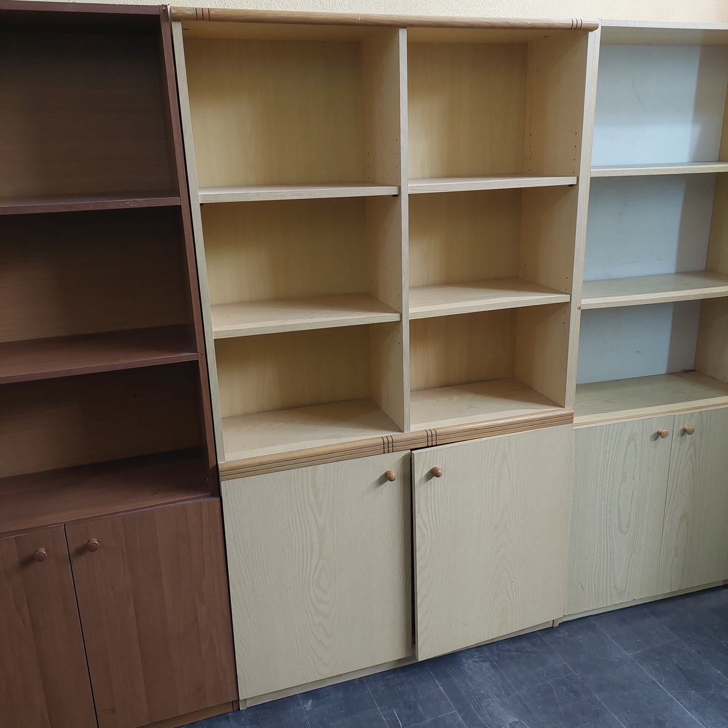 Scaffale Libreria Color Frassino Cm100x33x176h
