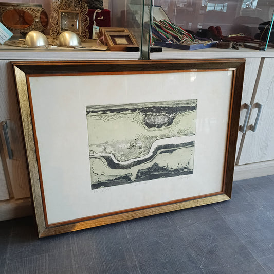Q/acquaforte 5/6 Dolina Di Bruno Ponte Cm77x57