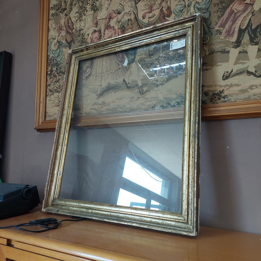 Cornice Legno Oro Con Vetro Cm89x76