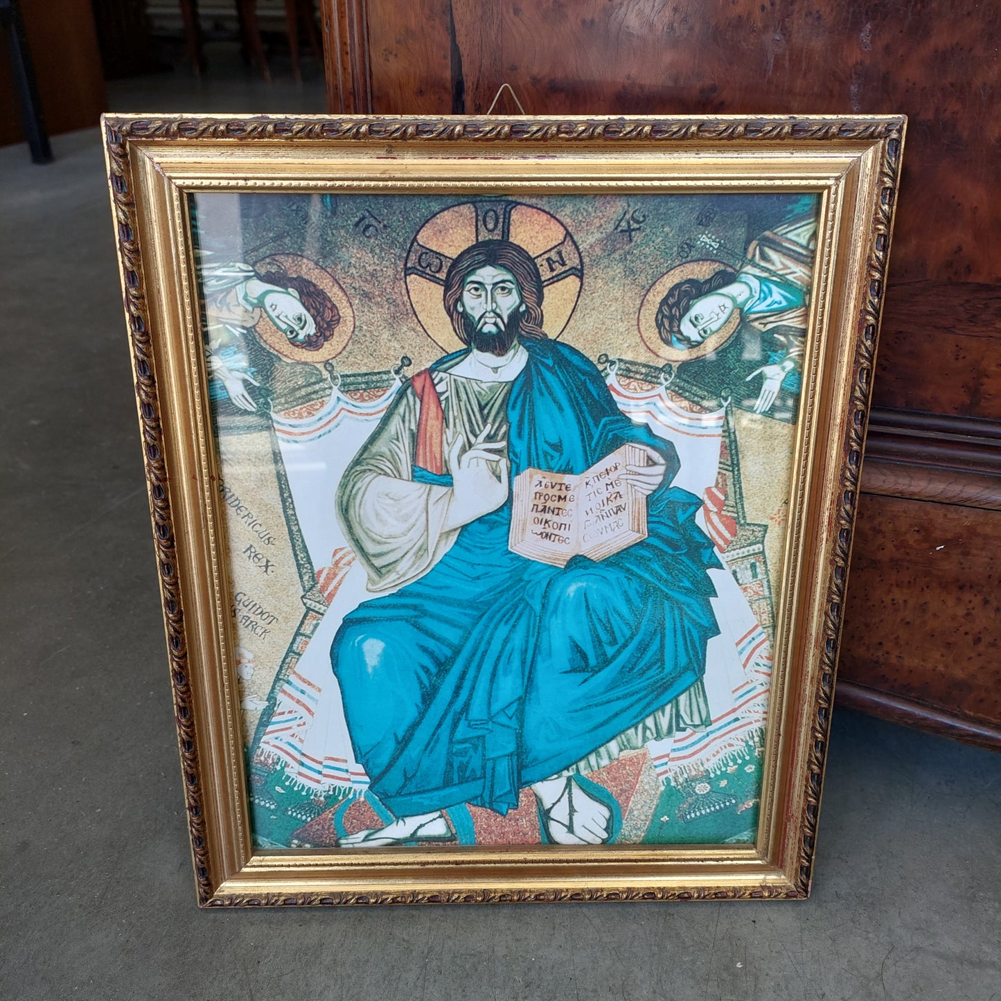 Quadro Sacro Icona Cristo Pantocrate