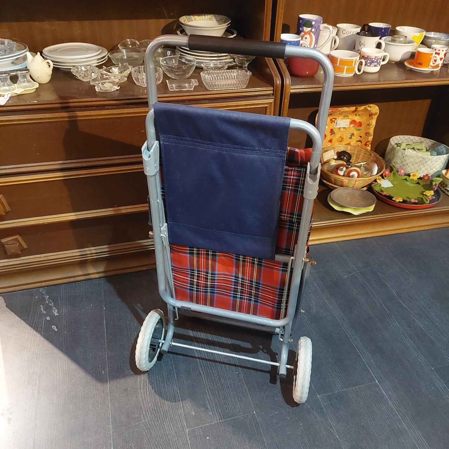 Carrello* Della Spesa Ruote Grandi (chiusura Rotta)