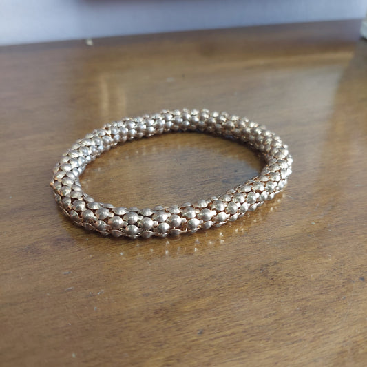 Bracciale "snake" Semirigido Metallo Dorato