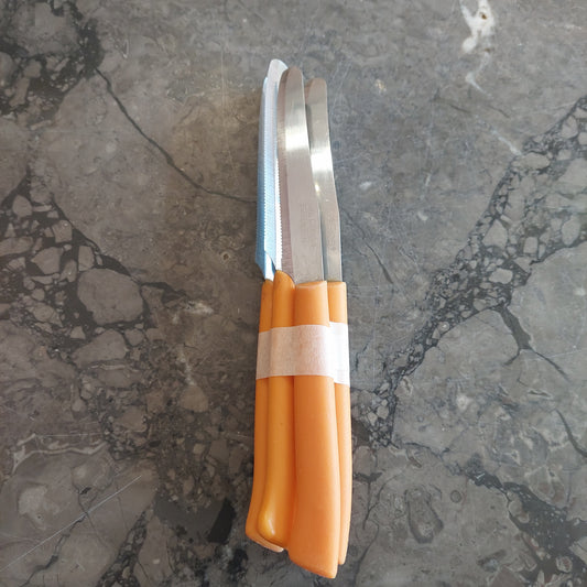 Set/5 Coltelli Manico Arancione
