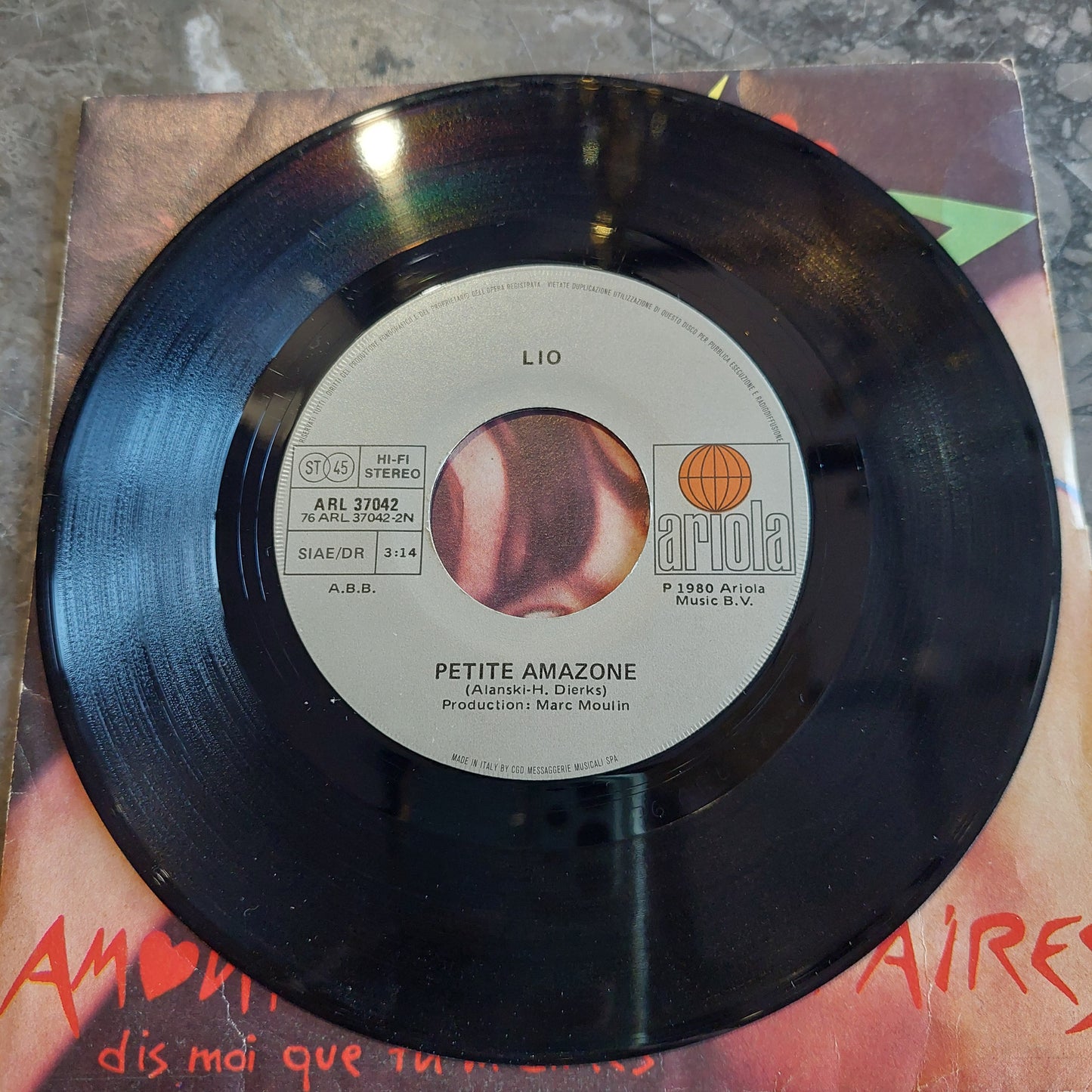 V/lio - Amoureux Solitaires 45 Giri