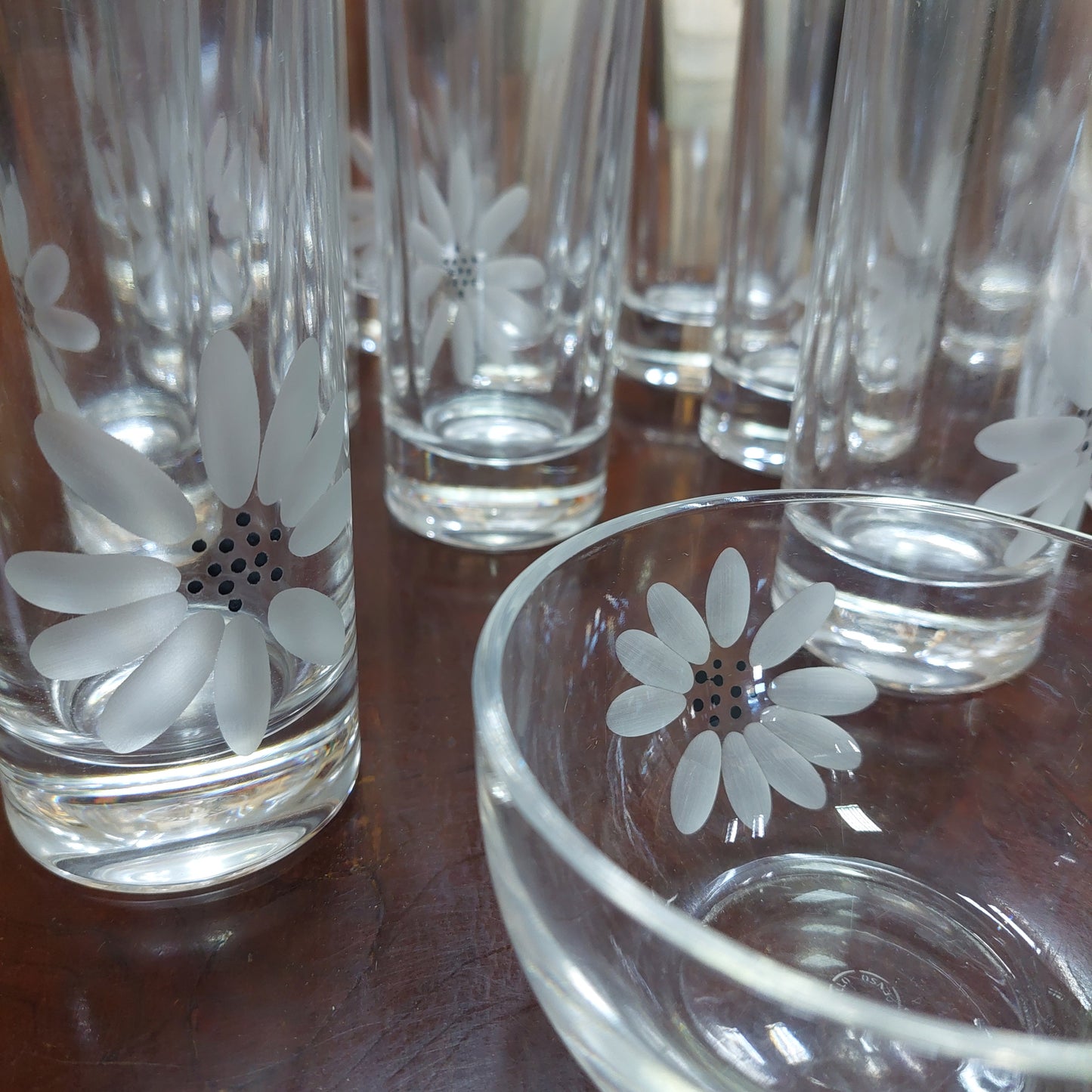 Set/11 Bicchieri Bibita + 5 Coppette Cristallo