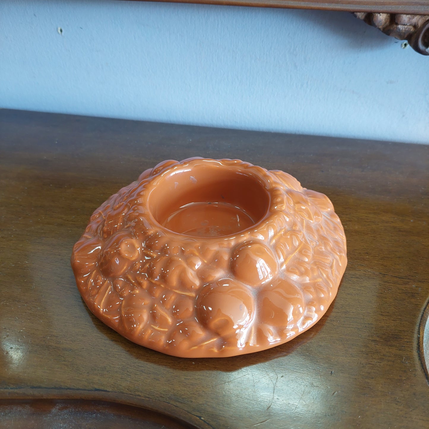 Portacandela Ceramica Mattone Vintage D15