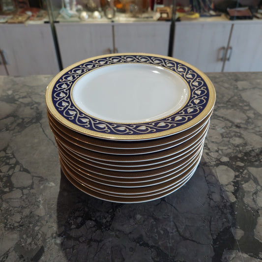 Set/12 Piattini Dolce Porcellana Konig