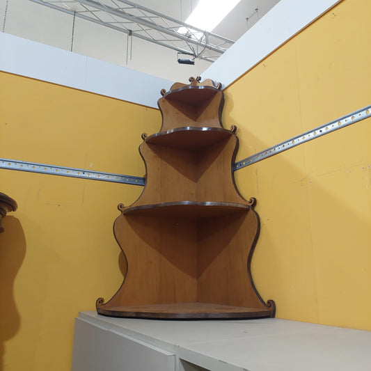 Angoliera 3 Mensole In Legno Cm51x51x120h