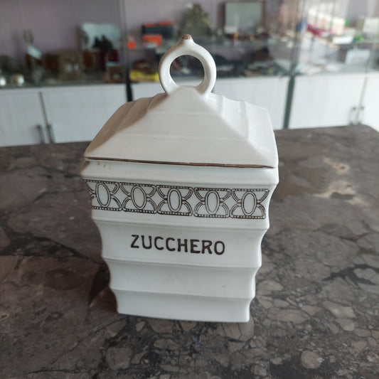 Barattolo Zucchero Porcellana * Kahla Bianca Arg