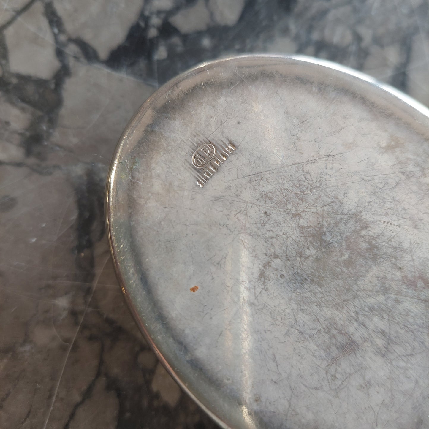 Scatolina Ovale "olri" Silver Plated Cm8x5,5