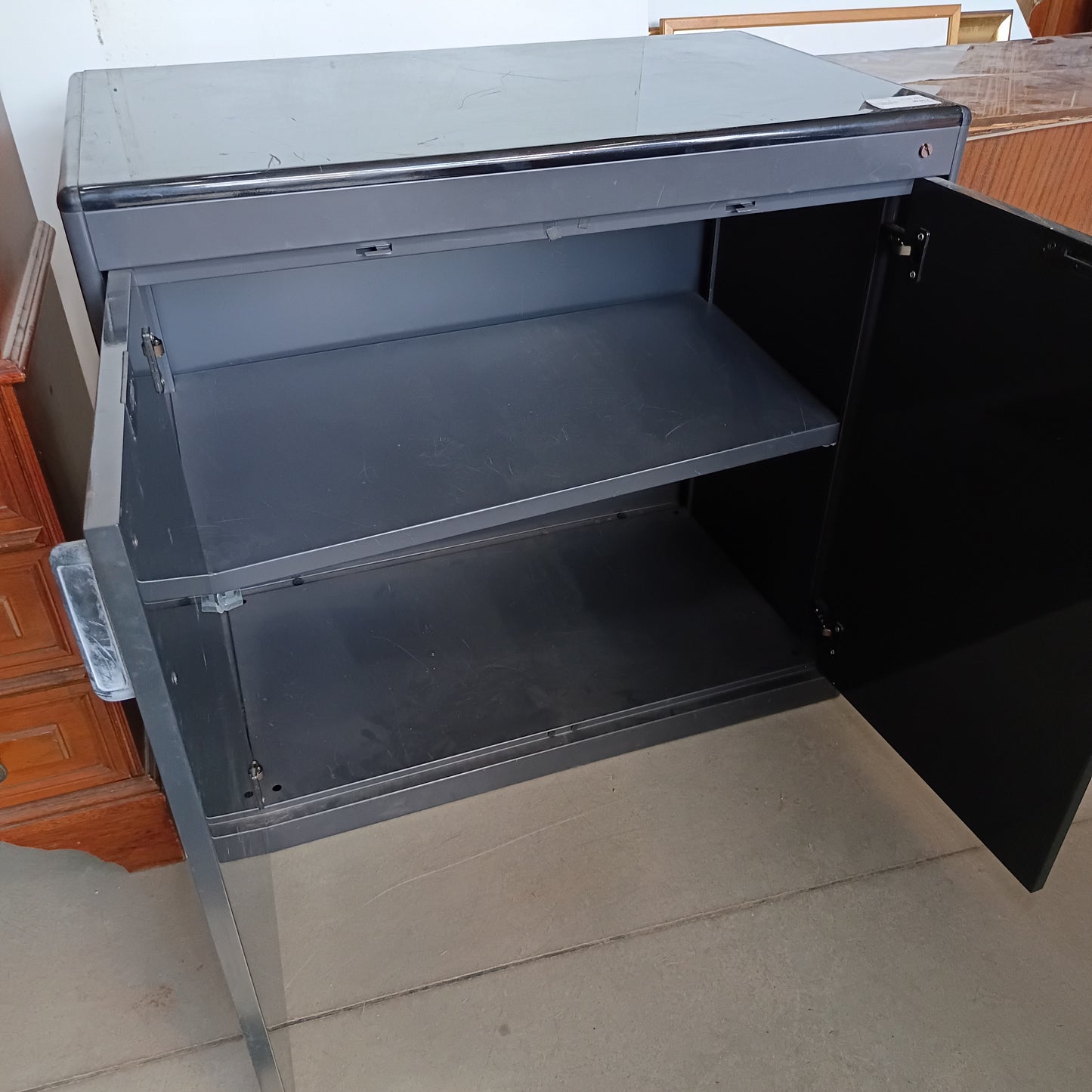 Armadietto* Da Ufficio Nero 2/a Cm80x45x76