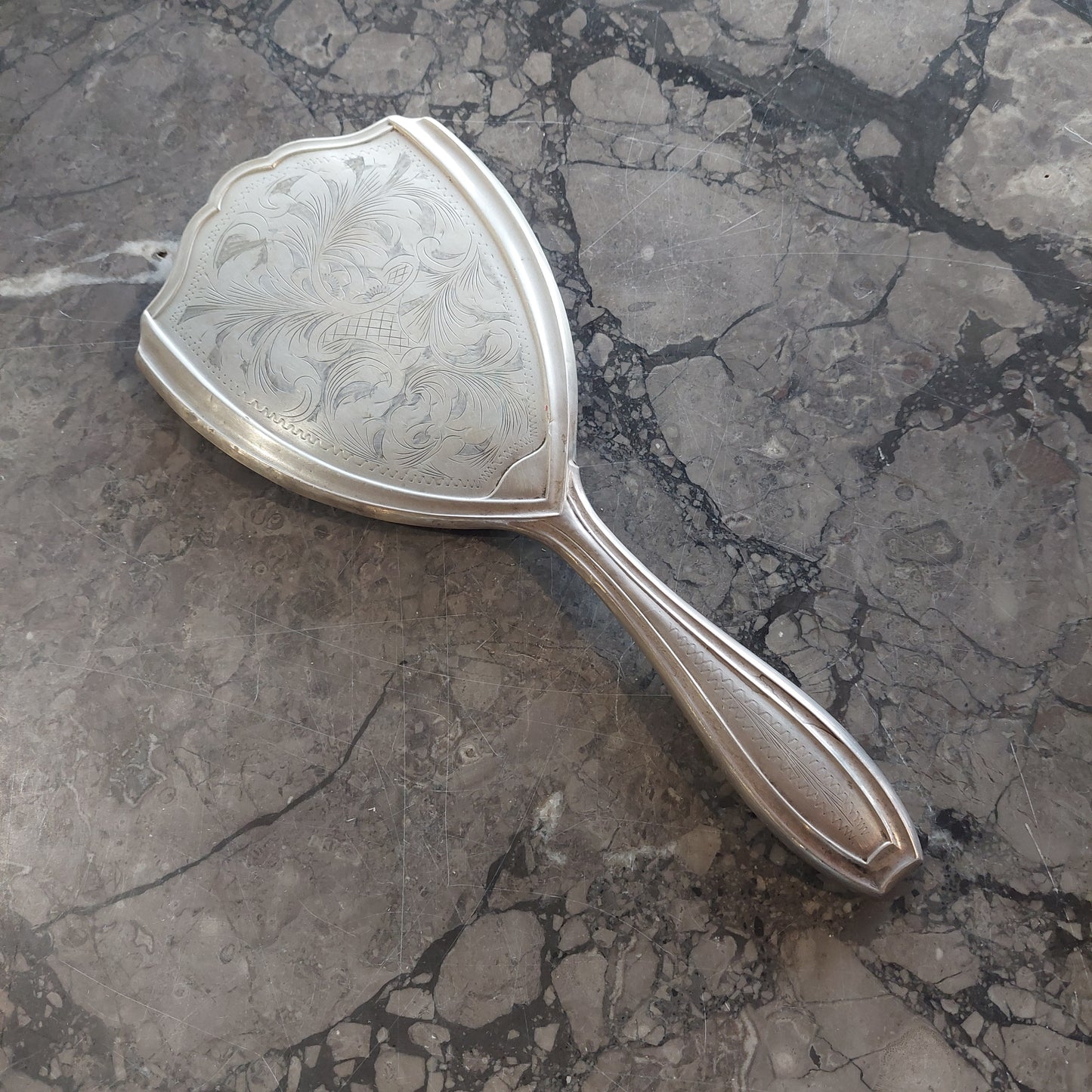 Specchio Da Toeletta Argento 800 Vintage