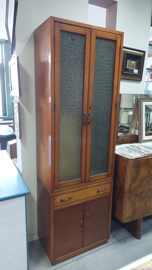 Vetrina Legno 4/a  1/c Anni 60 Cm68x40x210h