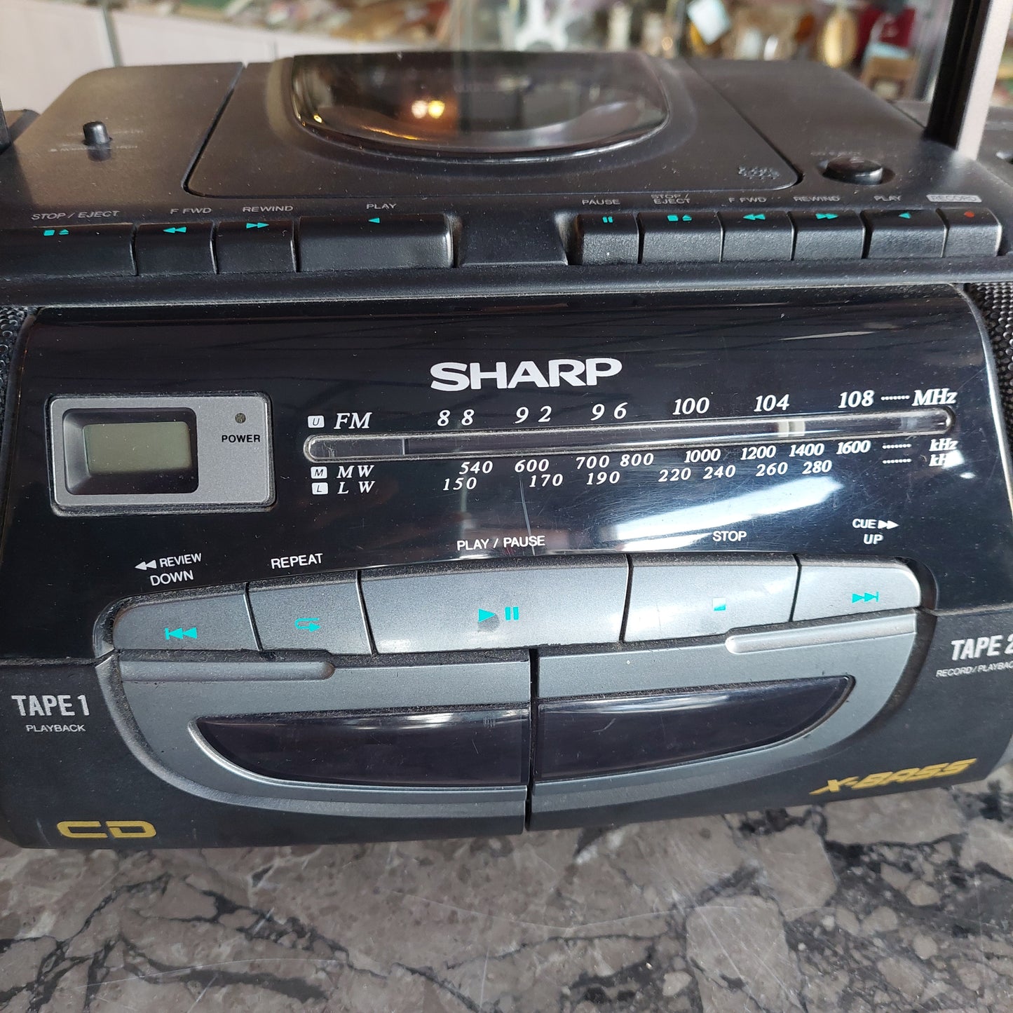 Radio Sharp X-bass Wq-cd60 (funziona Solo In Mono)