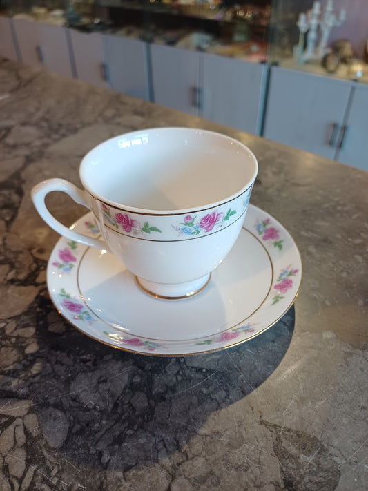 Tazza Da The Con Piattino Porcellana Cinese