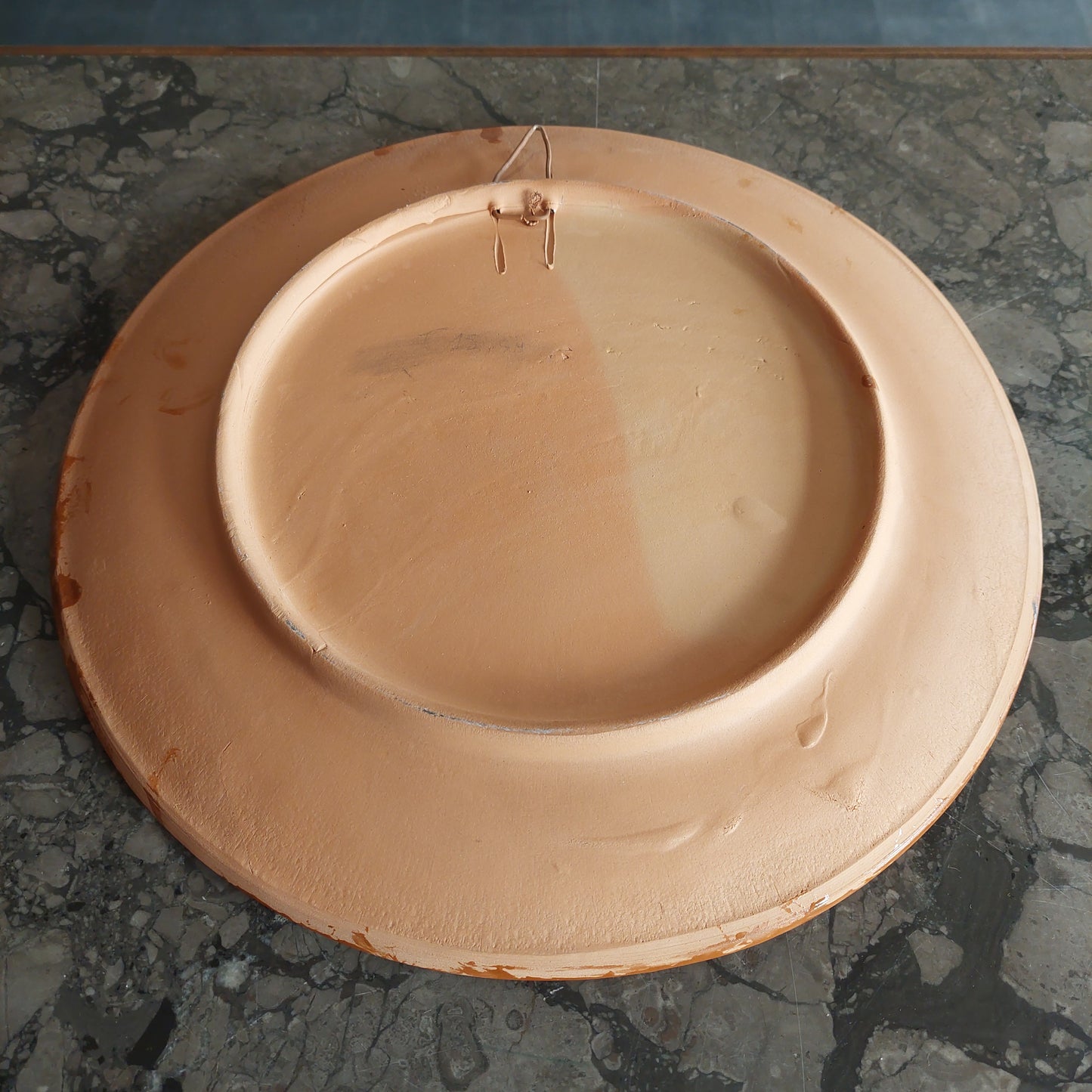 Piatto Ceramica Siciliana Ricetta Mulinciani D32