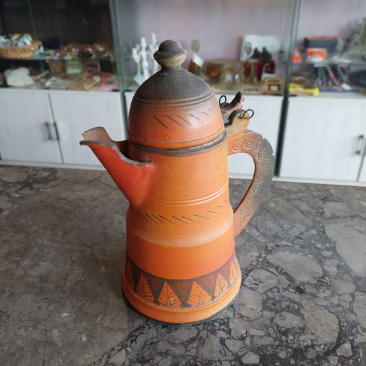 Caffettiera Ceramica * Vintage Garavelli Siena