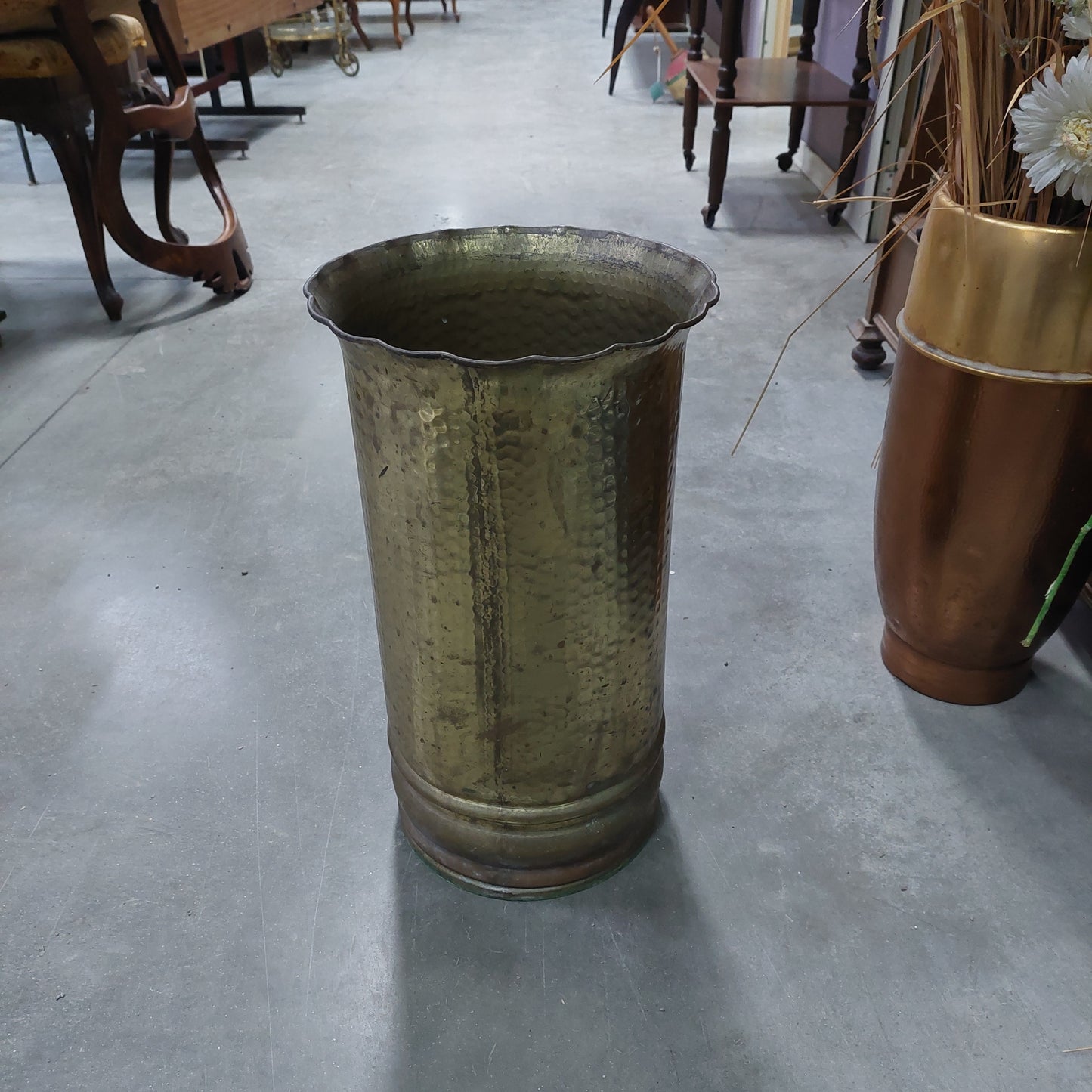 Portaombrelli Ottone Martellato D28x48h
