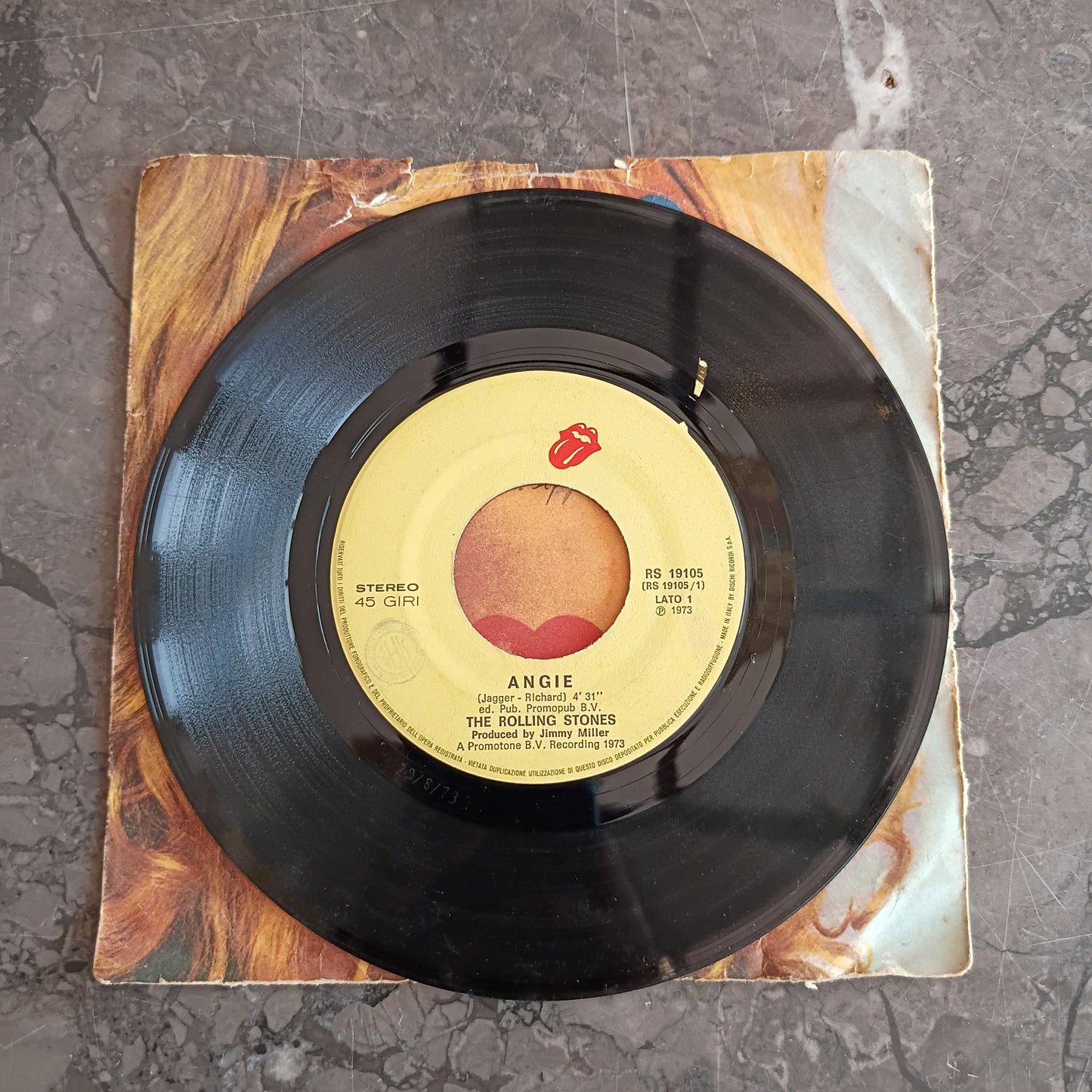 V/angie/silver Train - The Rolling Stones (45 Giri)*