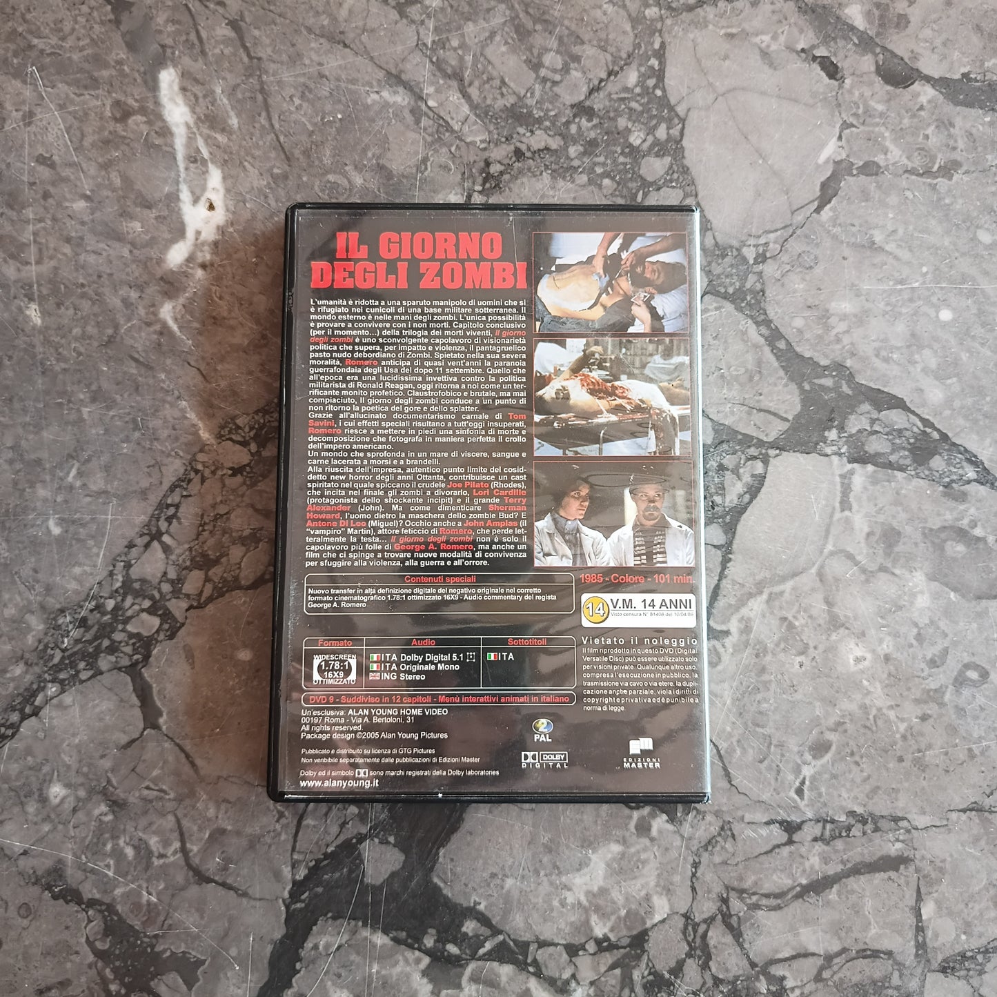 Dvd/il Giorno Degli Zombi