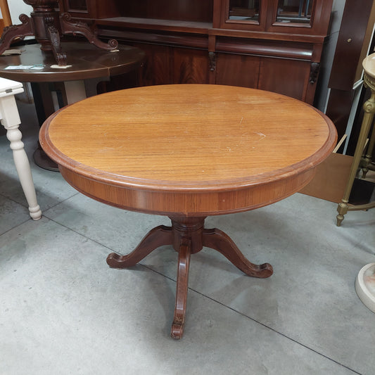 Tavolo Tondo D105x78h Con Prolunghe 126x115x79h
