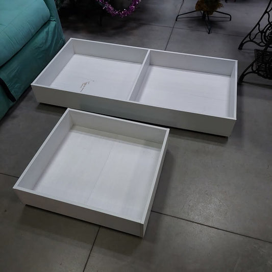 Set/2 Contenitori* Con Ruote Letto Ikea Cm140x67x20h -  Cm60x67x20h