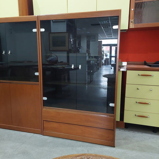 Vetrina Legno 2/a Vetro 2/c Cm90x43x146h