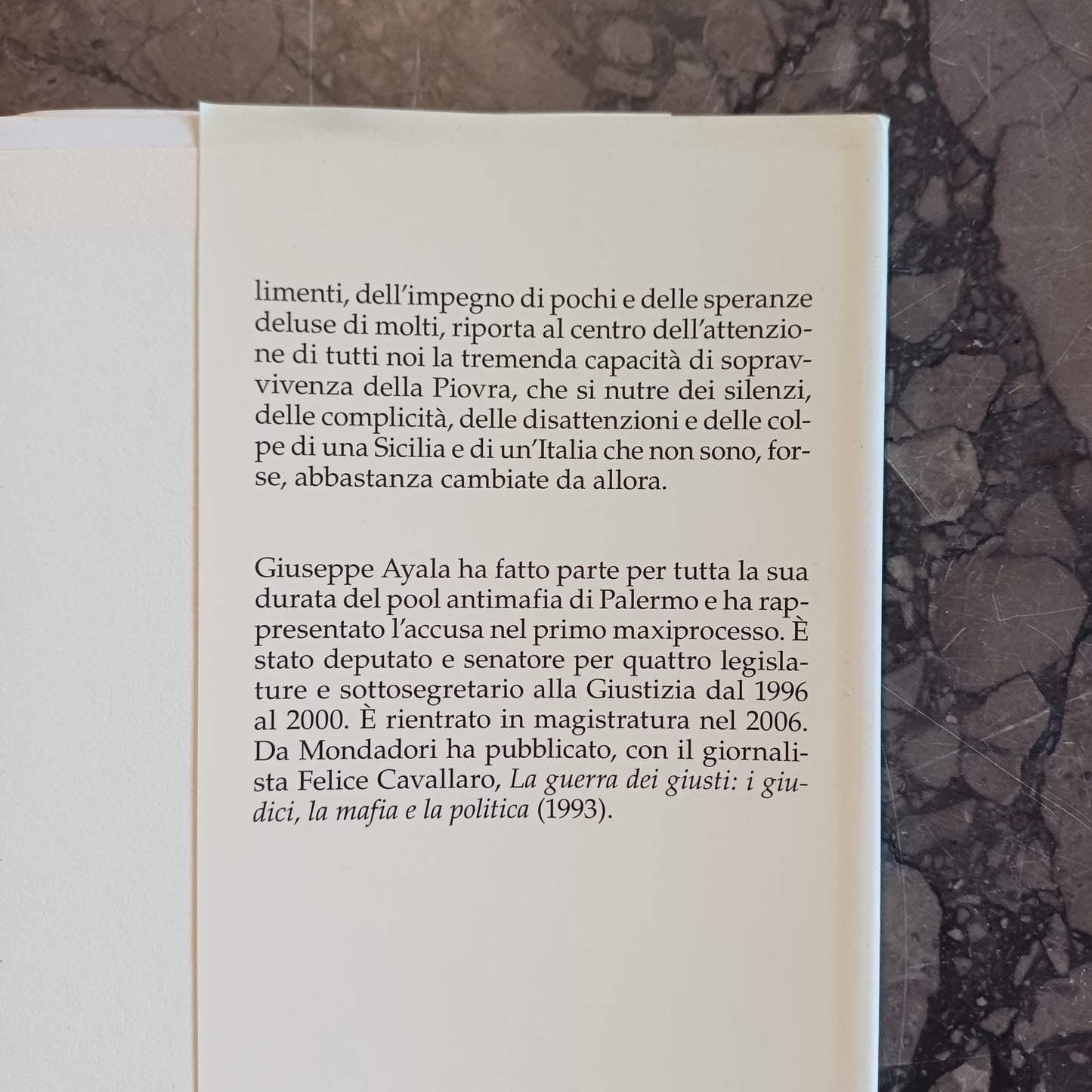 L/chi Ha Paura Muore Ogni Giorno - Giuseppe Ayala