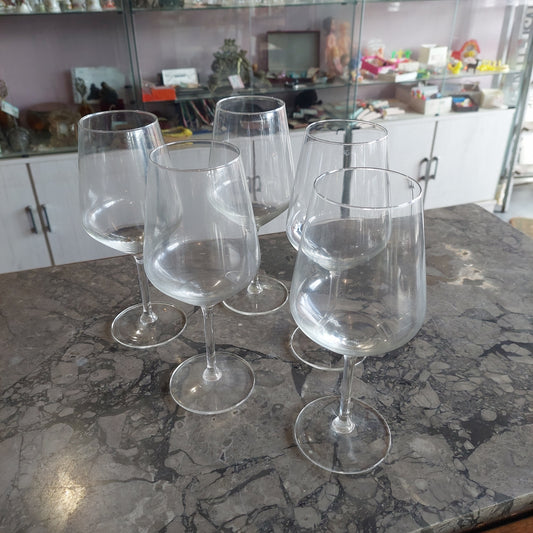 Set/5 Calici Vino Cristallo