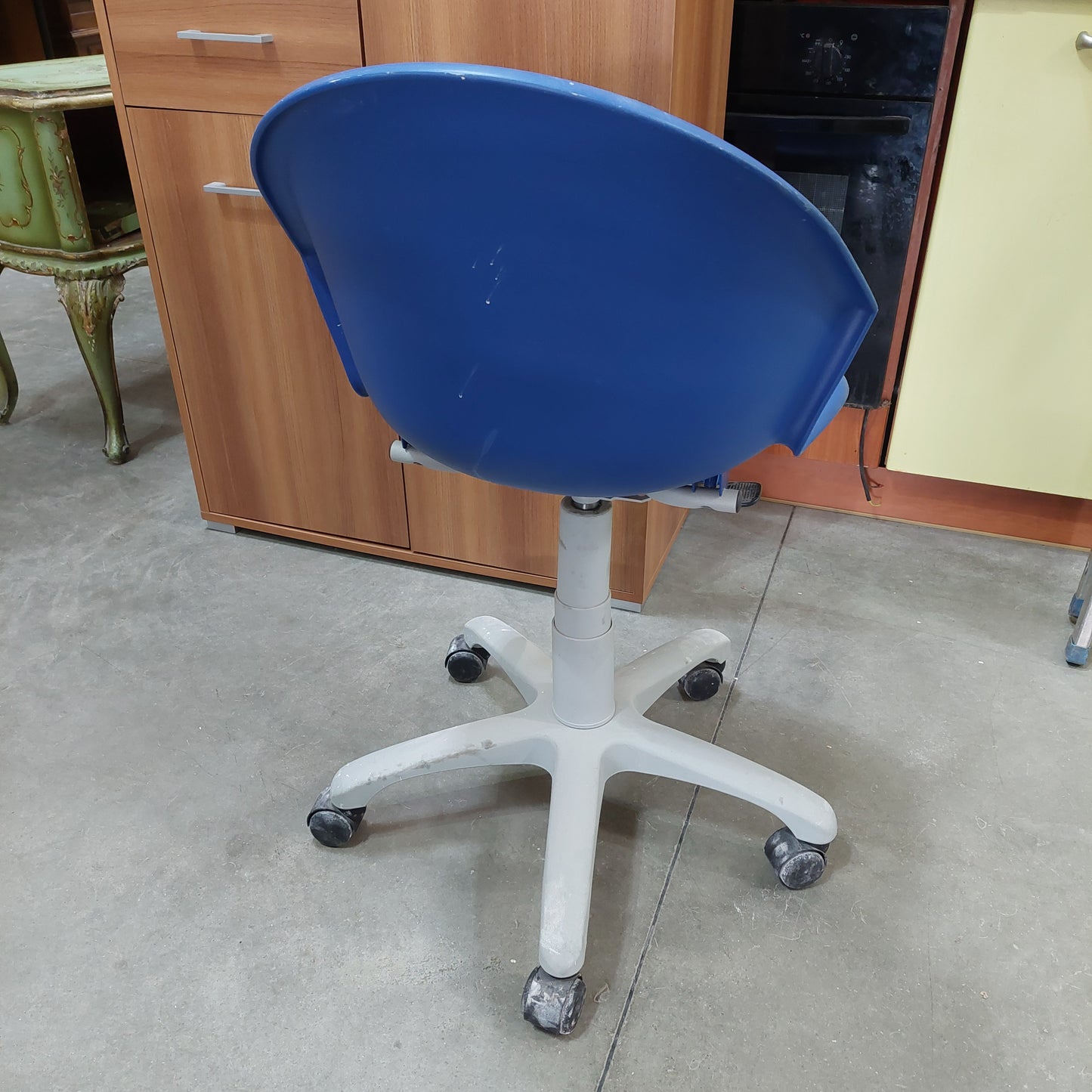 Sedia Girevole Blu