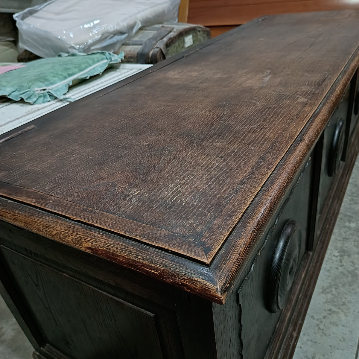 Cassapanca * Legno '800 Stile Umbertino Cm160x57x63h