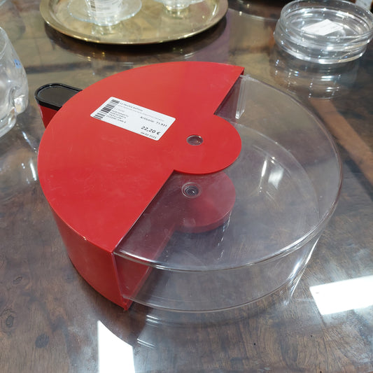 Portapiatti/portatorta "papillon" Guzzini, Anni 80 Design Furio Minuti